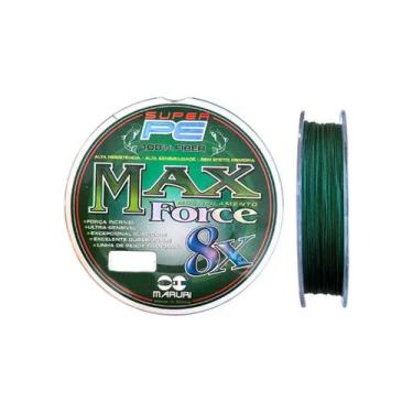 Imagem de Linha Pesca Maruri Max Force 8X Multifilamento Verde Musgo 300m 0.18mm