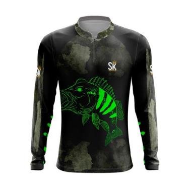 Imagem de Camisa Camiseta de pesca proteção UV50+ SK16 - SUPER KING, P