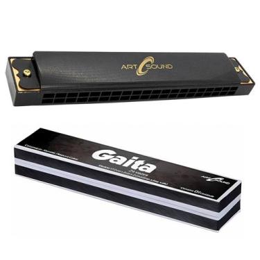 Imagem de Gaita De Boca 24 Vozes Musical Compacta Portátil Instrumento Musical I