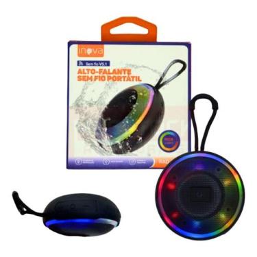 Imagem de Caixa De Som Bluetooth Portátil Grave Potente RGB Som Alto Para Festa 