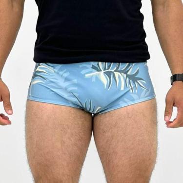 Imagem de Sunga Lupo Slip Estampada Masculina, G, Azul