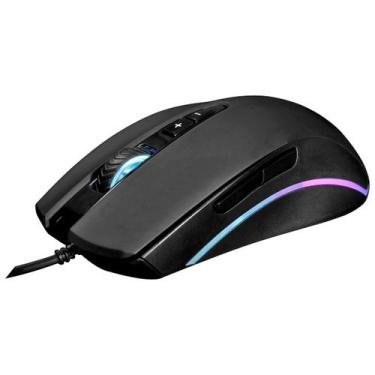 Imagem de Mouse Gamer 7 Botões até 6400 DPI LED 7 modos RGB Running Design Ergon