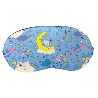 Imagem de Mascara de dormir tapa olho confortável descanso viagem Fofo - Doces S