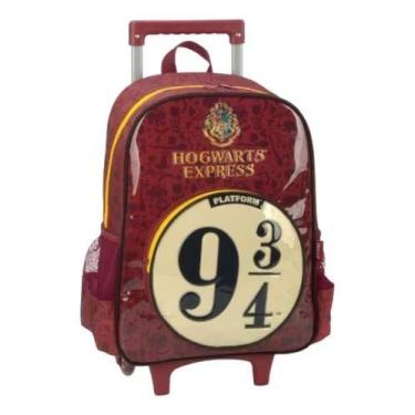 Imagem de Mochila de Rodinhas Infantil Harry Potter Luxcel - Reforçada e Durável