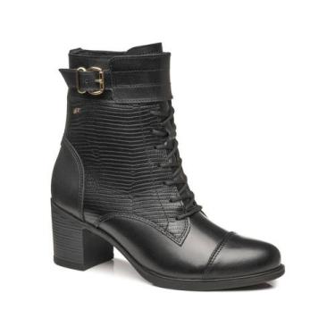 Imagem de Bota Pegada Feminina em Couro Preto 280404-03, 38