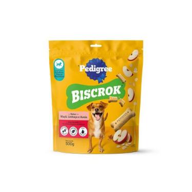 Imagem de Biscoito Pedigree Biscrok Adulto Raça Pequena Maçã, Linhaça e Aveia 50