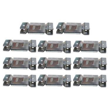 Imagem de 11 Pares de Conector de Encaixe para Móveis Sofá Cabeceira Painel Zinc
