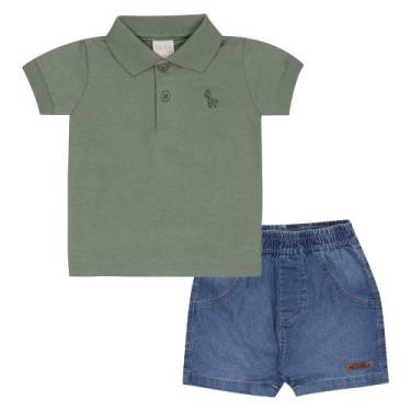 Imagem de Conjunto Verde Bebê Pulla Bulla Menino - 53272-63, Verde, P