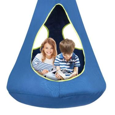 Imagem de Cadeira giratória SUCHDECO Kids Nest Hammock com barraca removível