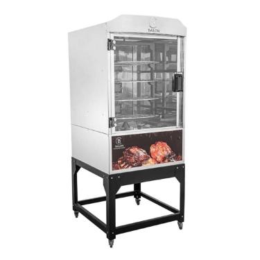 Imagem de Assador de Frango e Carnes a Gás Bailon Grill Giratório 360° 70Kg Bivolt 220033