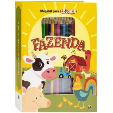 Imagem de Livro - Megakit para Colorir: Fazenda