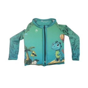 Imagem de Colete Salva Vidas Hiper Pesca Infantil UV50 Dinossauro EAF FastDry, M