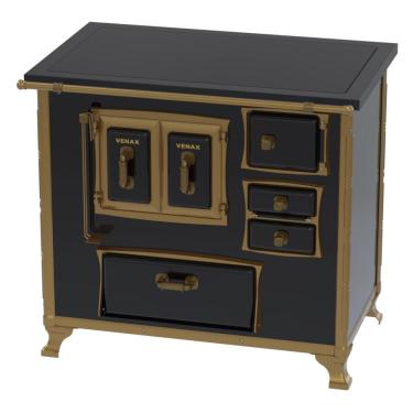 Imagem de Fogao a Lenha Venax GII n 2 Renaissance Premium Preto SE