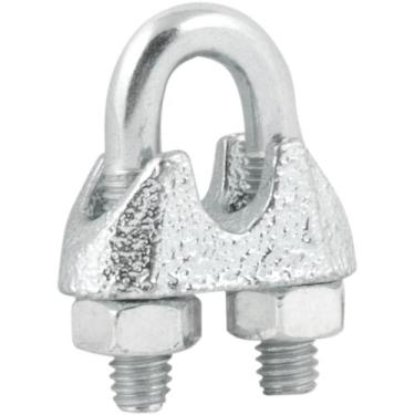 Imagem de Clips Para Cabo De Aço 1/8" - 3,18 Mm Galvanizado - Pacote Com 30 Peça