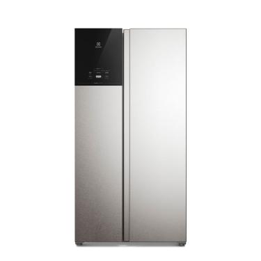 Imagem de Geladeira Electrolux Frost Free Bivolt 624L Efficient com AutoSense Side by Side Inox Look (ES60S) Bivolt