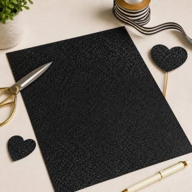 Imagem de Papel Glitter A4 250g 10 Folhas para Papelaria Criativa Artesanato Top