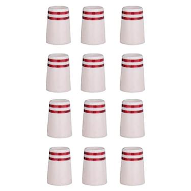 Imagem de shamjina .355 pieza 12 Ferrolhos do eixo do clube de golfe Acessórios da do adaptador da do eixo cônico 16,26x13,72mm, BRANCO