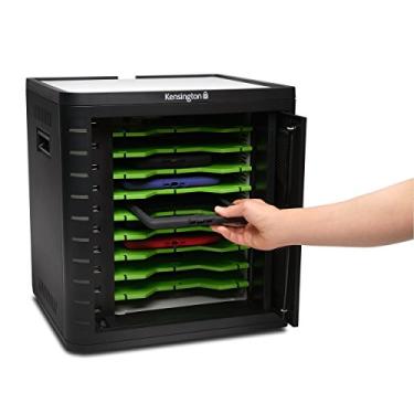 Imagem de Kensington - Gabinete de carregamento e sincronização K67862AM para tablets de 7 a 10 polegadas, iPad Air, iPad 4/3/2 e Galaxy Tab 3 (K67862AM) preto