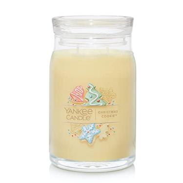 Imagem de Yankee Candle Vela de pote grande com assinatura de biscoito de Natal