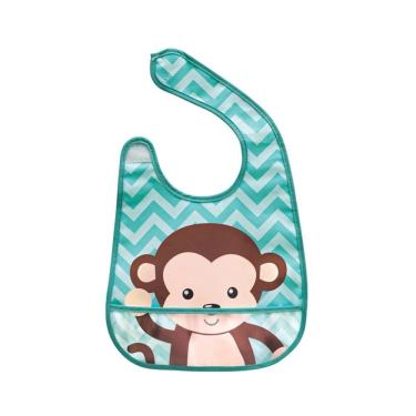 Imagem de Babador com Bolso (3m+) Macaco - Buba
