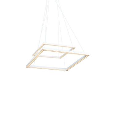 Imagem de Lustre Pendente Newline Fit Led 748 Bivolt Branco 4000K Luz Neutra