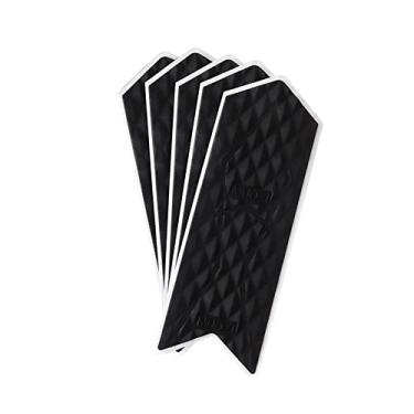 Imagem de BBxunsless Pacote com 5 capas de silicone de proteção de estrutura de bicicleta estrada bicicleta dianteira empilhadeira protetor adesivo de corrente - protege sua bicicleta contra arranhões e batidas (100 x 35 mm, preto)