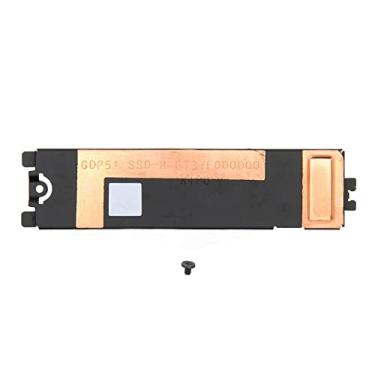 Imagem de Tampa do dissipador de calor SSD,suporte para dissipador de calor SSD de liga de alum¨ªnio dur¨¢vel compat¨ªvel com SSD Nvme M.2 NGFF, adequado para XPS 15 9500 9510 9520 Precision5550 5560 SSD dir