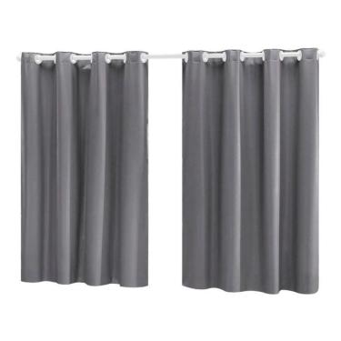 Imagem de Cortina Blackout Pvc Corta 100 % A Luz 2,80 M X 1,60 M Cinza