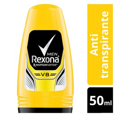 Imagem de Desodorante Antitranspirante Roll-On Rexona V8 Masculino com 50ml 50ml
