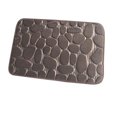 Imagem de SHENGANG Tapete Banheiro Casa Chuveiro Algodão Tapete de Banho Corredor Coral Fleece Absorção de Água Carpete Antiderrapante Piso Cozinha, 9,50x80cm