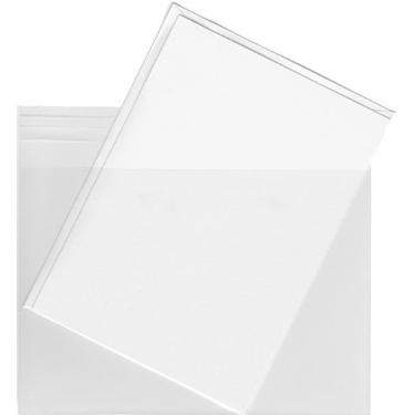 Imagem de Desktop Publishing Supplies Sacos envelope de plástico transparente A6 - 100 envelopes - Mangas para cartões e envelopes de 10 x 15 cm ou A6