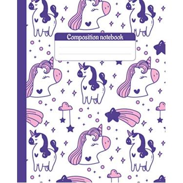 Imagem de Composition Notebook: Unicorn Lined Notebook For Girls