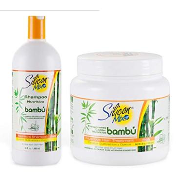 Imagem de Silicon Mix Bambu Kit Shampoo 1 Litro + Mascara 1 Kilo