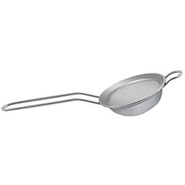 Imagem de Peneira em Aço Inoxidável Tela Fina Coador Polvilhar 10 x 24 cm Utensilio de Cozinha