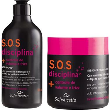 Imagem de Kit Shampoo Condicionador SOS Disciplina Controle De Volume