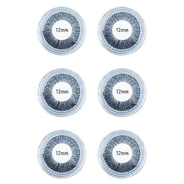 Imagem de Cílios Tufo Tufinho no Pote para Extensão e Alongamento, 6 Unidades