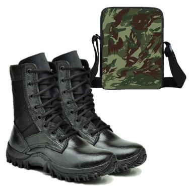 Imagem de Bota Coturno Mochila Farda Militar Infantil-Unissex