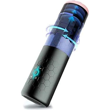 Imagem de 2 em 1 Masturbadores Masculinos 3D Realista Masterburbator Toy Toys Stroker Masculino Brinquedos de Brinquedos de Sexo Masculino Prazer Oral Masturbação vibradoris masculino T32