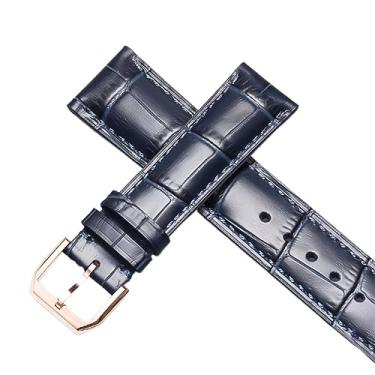 Imagem de CYSUE Pulseira de relógio para IWC Pilot Relógios Portofino PORTUGIESER Pulseira Masculina Acessório de Relógio de Couro Real Pulseira de Relógio Corrente de Cinto (Cor: Fecho de Ouro