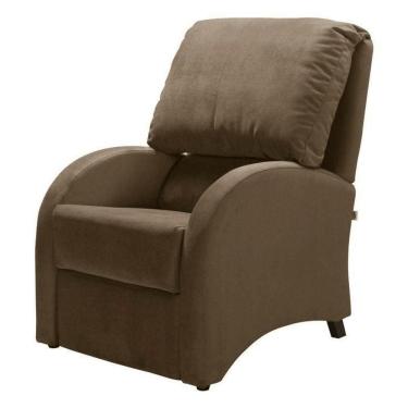 Imagem de Poltrona Reclinável Mh-1237 Herval Estofada Marrom B