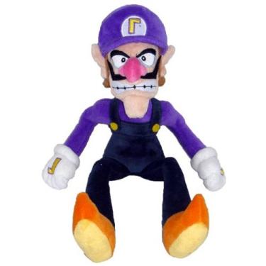 Imagem de Bonecos Pelúcia Super Mario Bros Nintendo - Waluigi