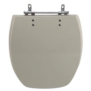 Imagem de Assento Sanitário Poliéster para Louça Thema incepa Aço reb. Aparente Biscuit