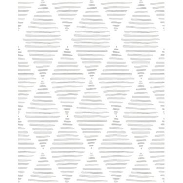 Imagem de Qianglive Papel de parede branco e cinza prateado 43 cm x 203 cm papel de contato listrado moderno papel de parede losango prateleira de vinil rolo de forro de gaveta para quarto e sala de estar.