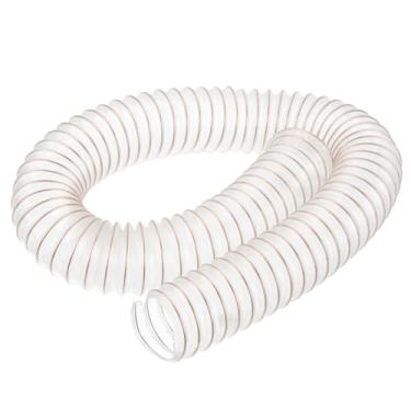 Imagem de PATIKIL Mangueira flexível de poliuretano para aspirador de pó, mangueira de coleta de poeira de 50 mm ID 1 m de comprimento com coletores de poeira para limpador de madeira industrial, tom de cobre