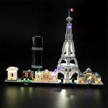 Imagem de MENZAVA LED Light Set Compatible with 21044 Paris Architecture Building Blocks Model - Model Set NOT Included