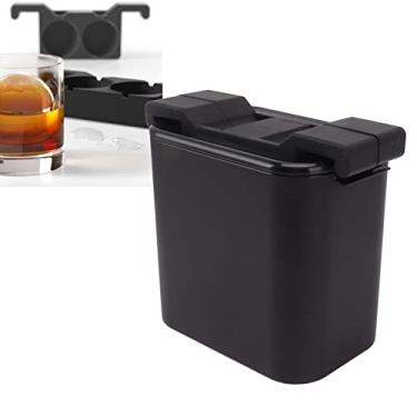 Imagem de Fabricante de Bola de Gelo Transparente, Forma de Bolas de Gelo Transparente, Moldes para Fazer Bolas de Gelo de Uísque para Fazer Coquetéis e Bebidas de Uísque (Circular)