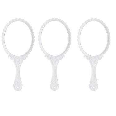 Imagem de Kit 3 Espelhos de Mão Princesas Vintage para Maquiagem - Moment, 3 Bra