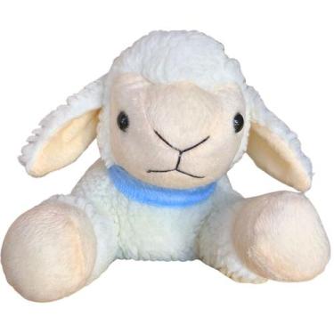 Imagem de Ovelha de Pelúcia Cordeiro Creme 40 cm Fazenda  Antialérgica - Mirante