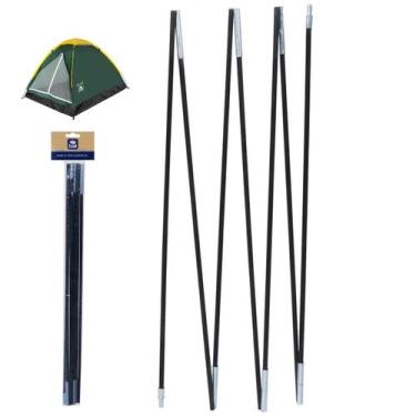 Imagem de Kit 2 Conjunto Varetas Reposição Barraca Camping 4 Pessoas - Bel