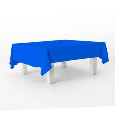 Imagem de Toalha de mesa GRANDE 2x1m TNT Azul Escuro decoração festa - PIffer